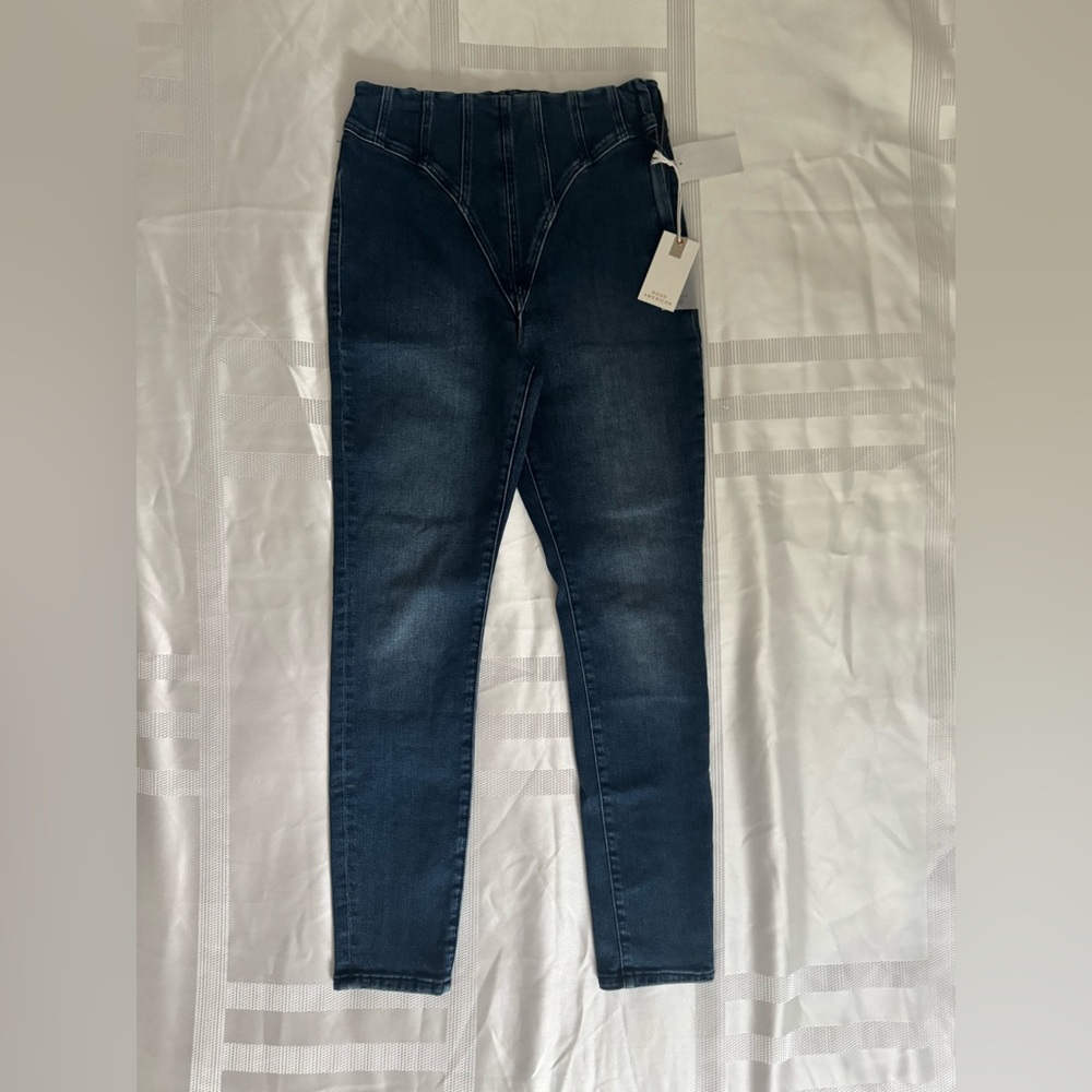 Good American Dark Blue High-Rise Skinny Jeans